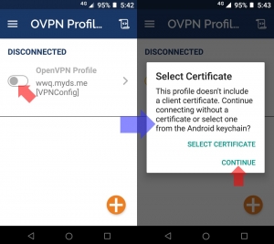 VPN接続操作(Android)｜VPN Serverを使う